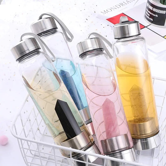 500ml Natural Crystal Water Bottle