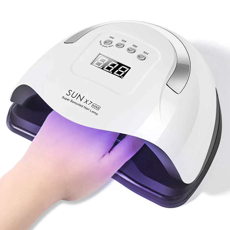 220W Nail Dryer LED Lamp UV Light Polish Gel Curing Machine Electric Manicure