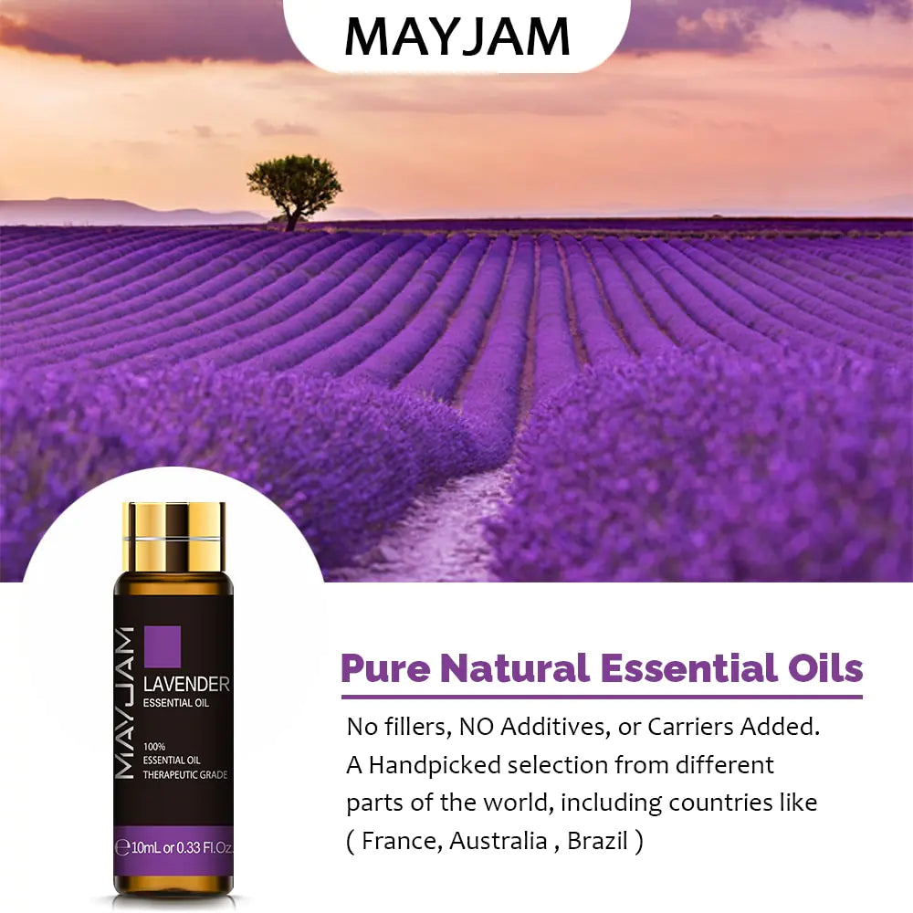 10ML Lavender Eucalyptus Pure Essential Oils